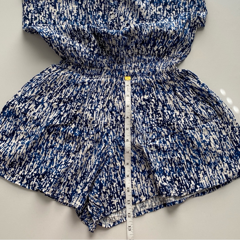 Anthropologie Splendid Waterfall Button Front Sleeveless Romper Playsuit - Picture 4 of 14